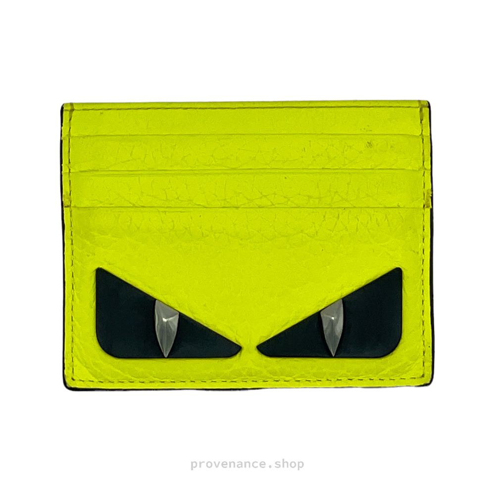 🔴 Fendi Monster Card Holder Wallet - Neon